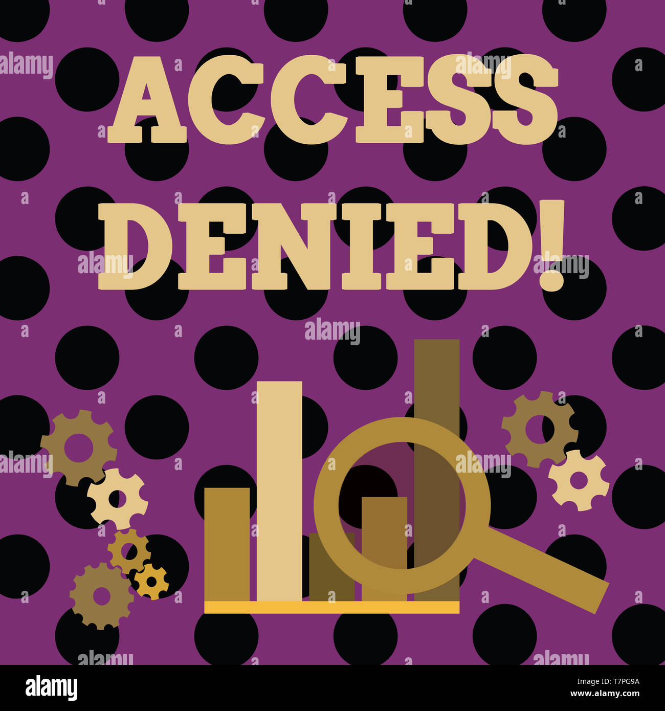 Handwriting text writing Access Denied. Conceptual photo error message ...