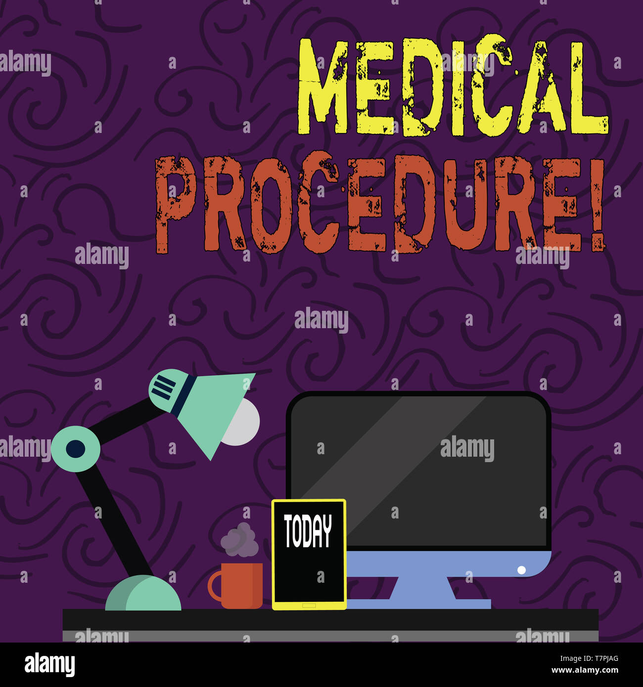 Text sign showing Medical Procedure. Business photo showcasing a ...