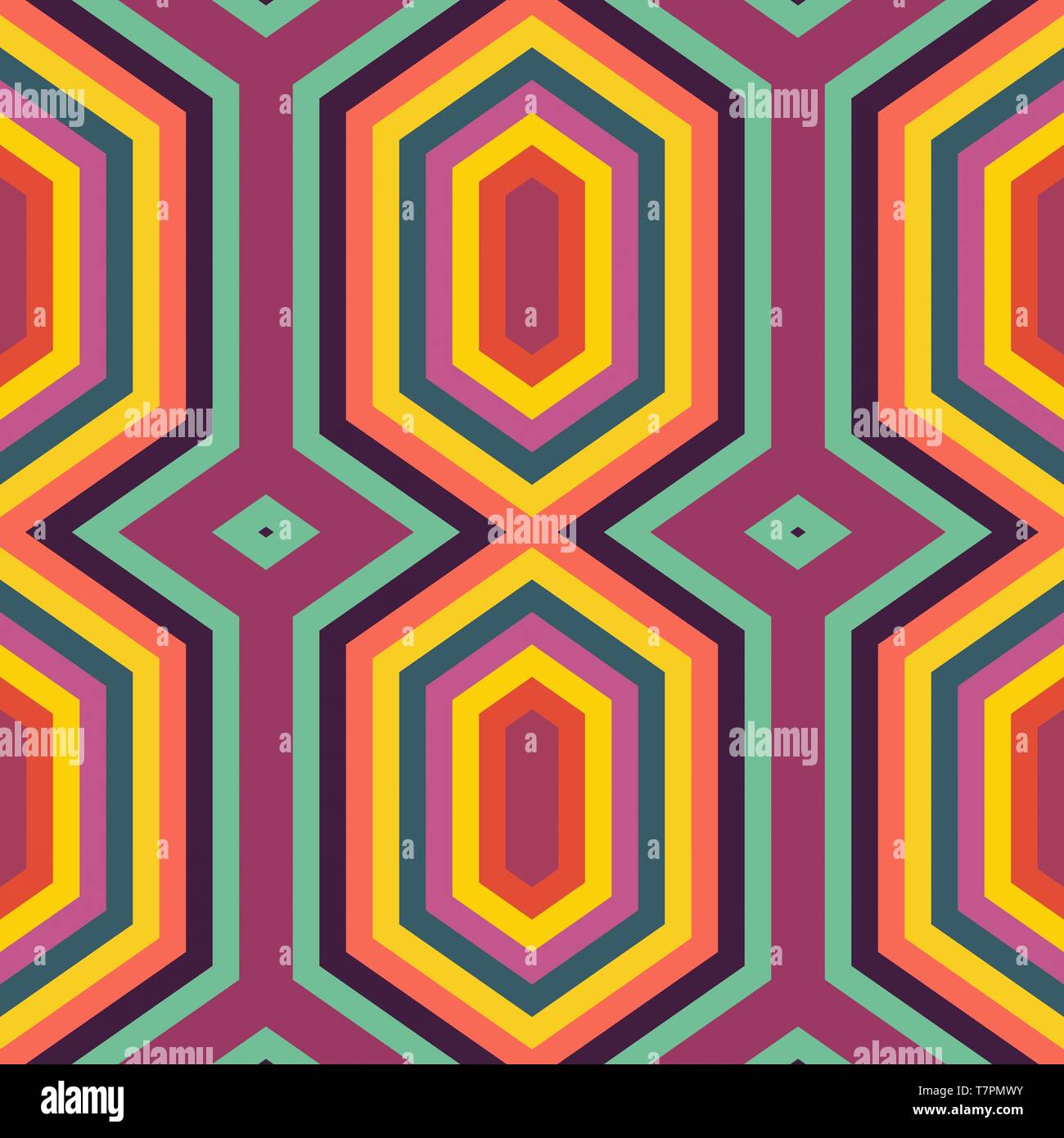 simple seamless geometric background with moderate red, dark khaki and ...