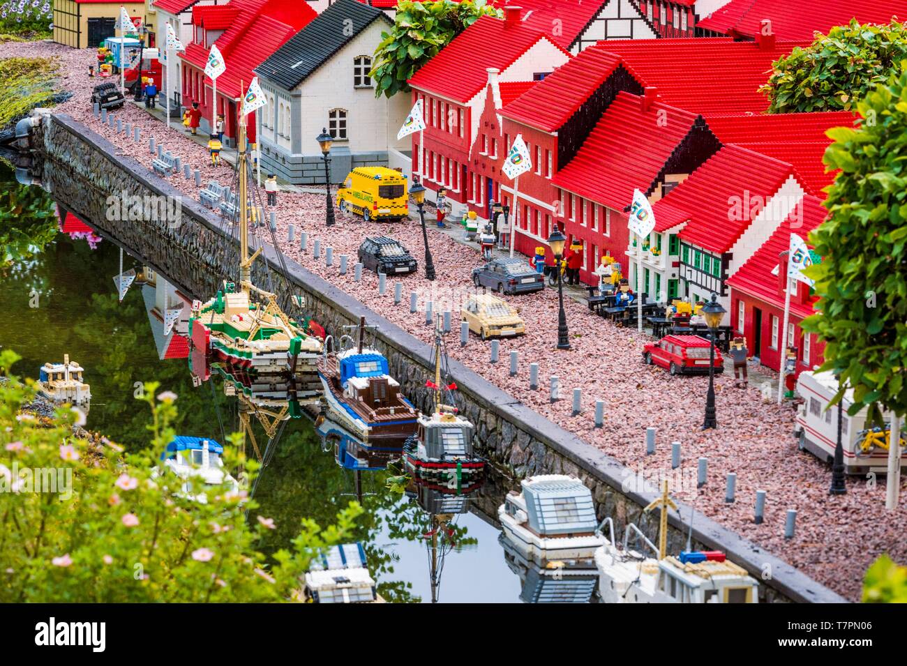 Denmark, Jutland, Billund, Legoland® Billund is the first Legoland Park  established in 1968, near the headquarters of the Lego® company (the term  Lego is derived from the Danish Leg godt meaning plays