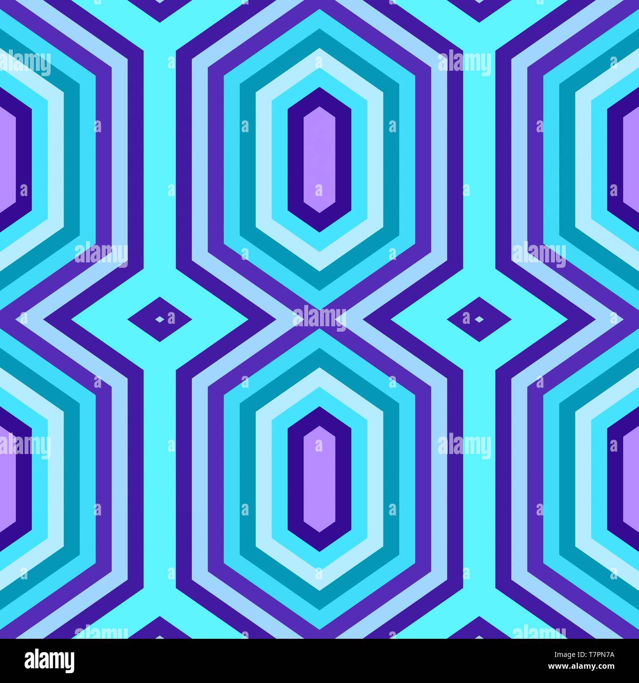 Simple Seamless Geometric Background With Dark Slate Blue Light