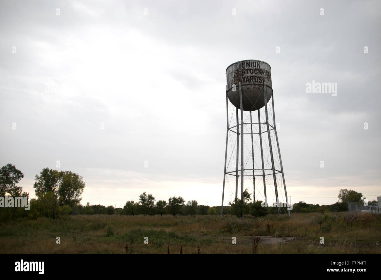 Abandoned Water Tower Stock Photo - Alamy