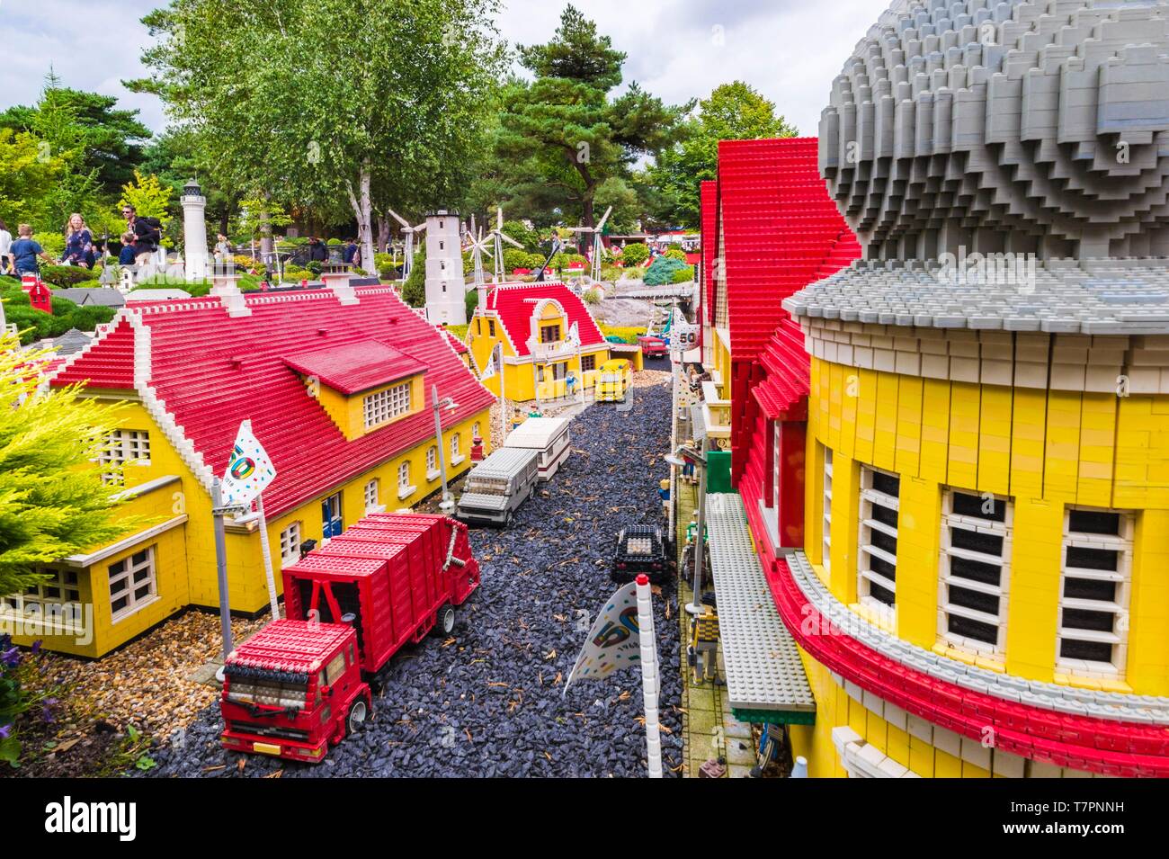 Denmark, Jutland, Billund, Legoland® Billund is the first Legoland Park  established in 1968, near the headquarters of the Lego® company (the term  Lego is derived from the Danish Leg godt meaning plays