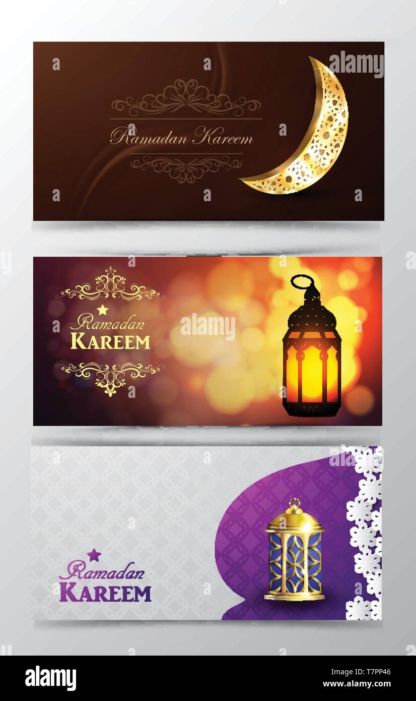 Ramadan Kareem, greeting background vector Stock Vector Image & Art - Alamy