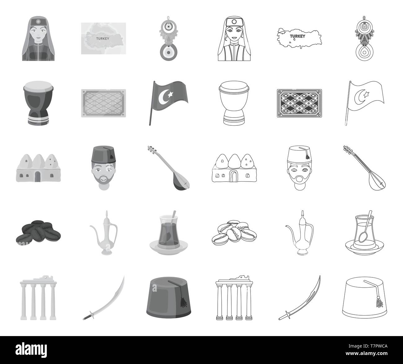 amulet,art,attraction,beans,beehive,carpet,coffee,collection,country,culture,design,drum,fez,flag,goblet,hookah,house,icon,illustration,isolated,journey,jug,kilij,logo,man,mono,outline,nazar,population,ruins,saz,set,showplace,sight,sign,symbol,tea,territory,tourism,traditions,traveling,turkey,turkish,vector,web,woman Vector Vectors , Stock Vector