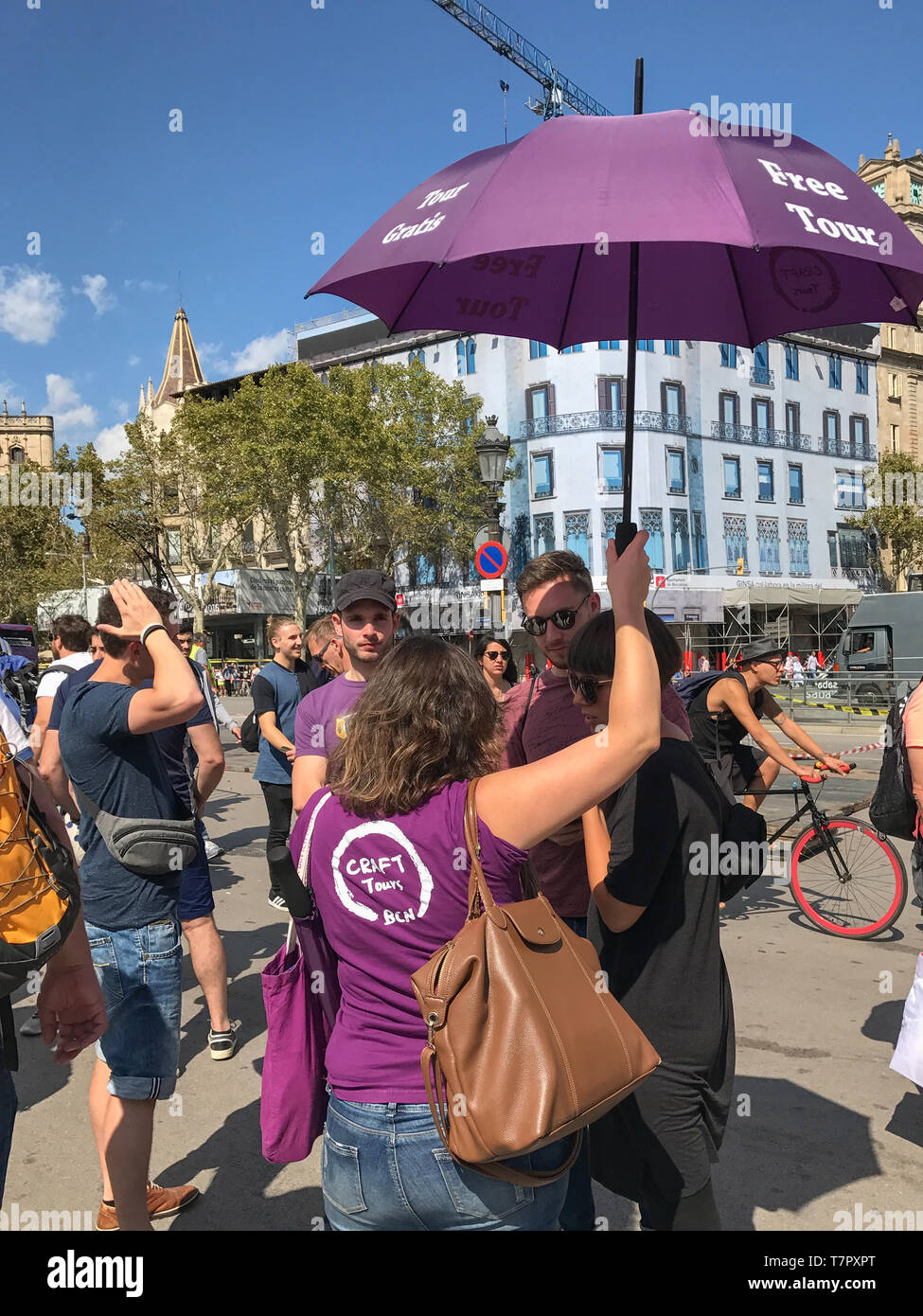 Tour guide umbrella hires stock photography and images Alamy