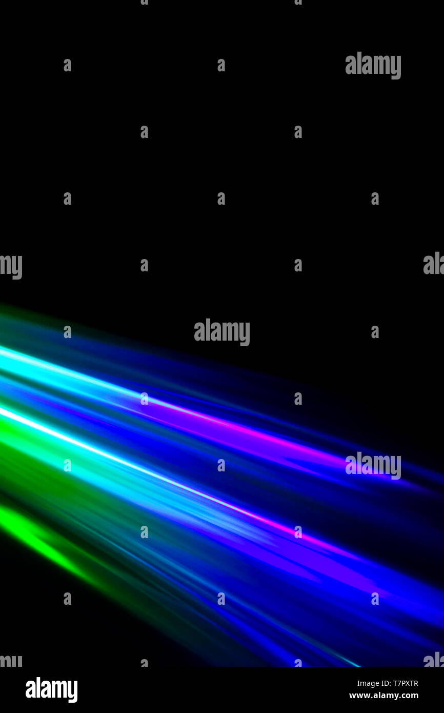 rainbow with black background on Beams Of Light Refracting And Creating A Rainbow Spectrum Of Colours Against A Black Background Stock Photo Alamy