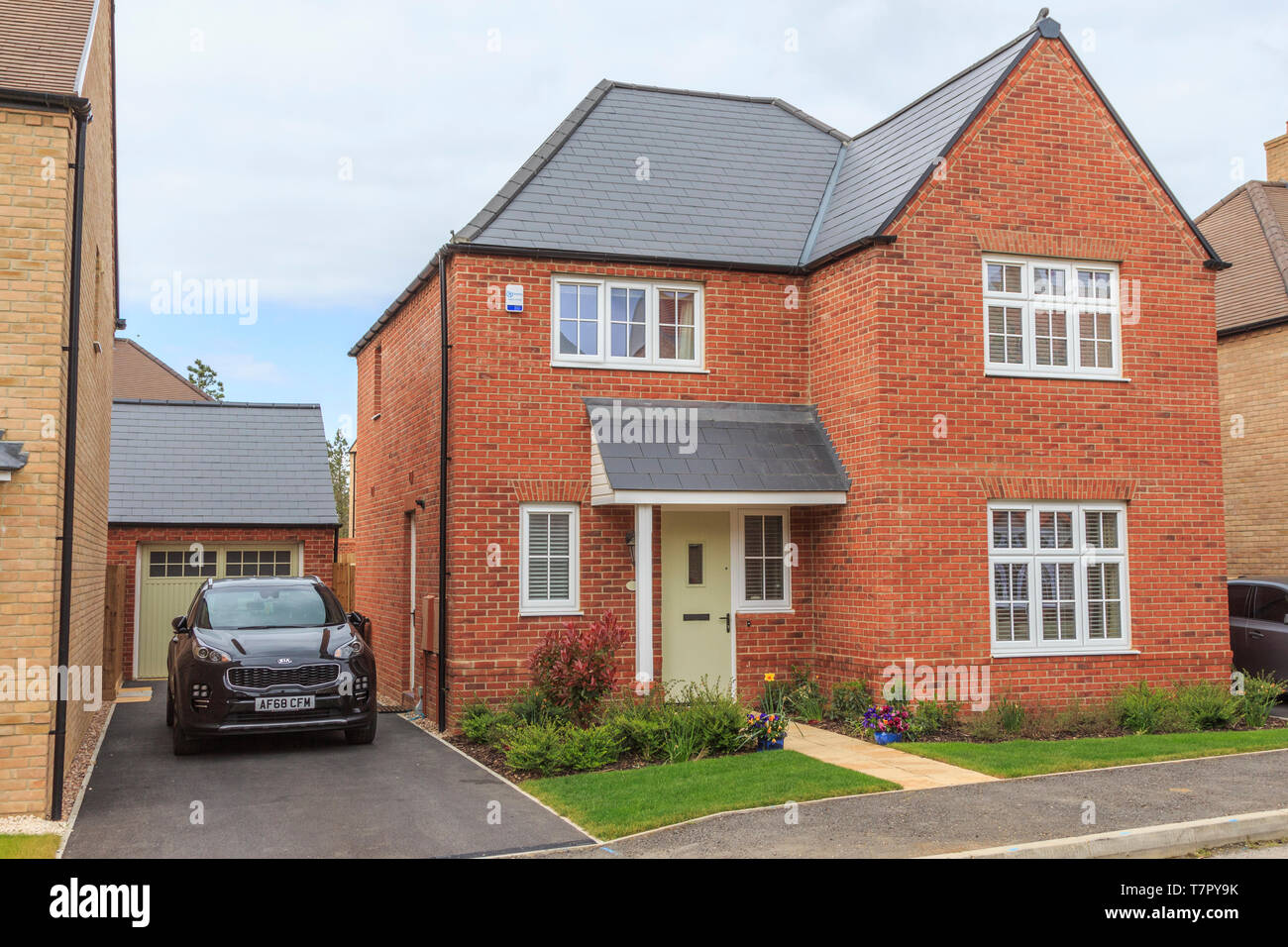Redrow new build homes,Alconbury Weald Major New Housing Development, near Huntingdon
