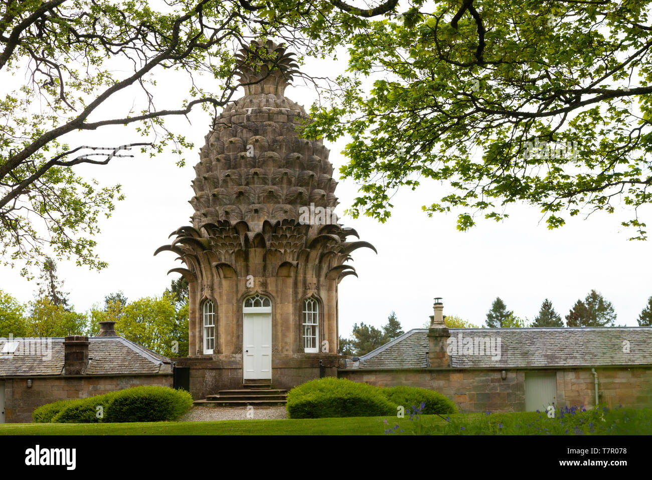 The Pineapple, architecture at a unique folly in Central Scotland Stock