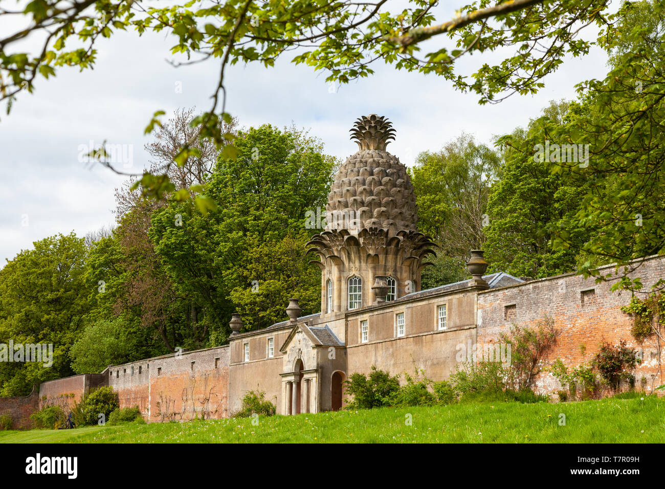 The Pineapple, architecture at a unique folly in Central Scotland Stock