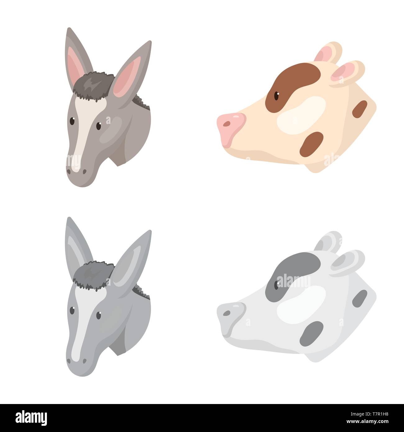 Vector design of agriculture and breeding icon. Set of agriculture and ...