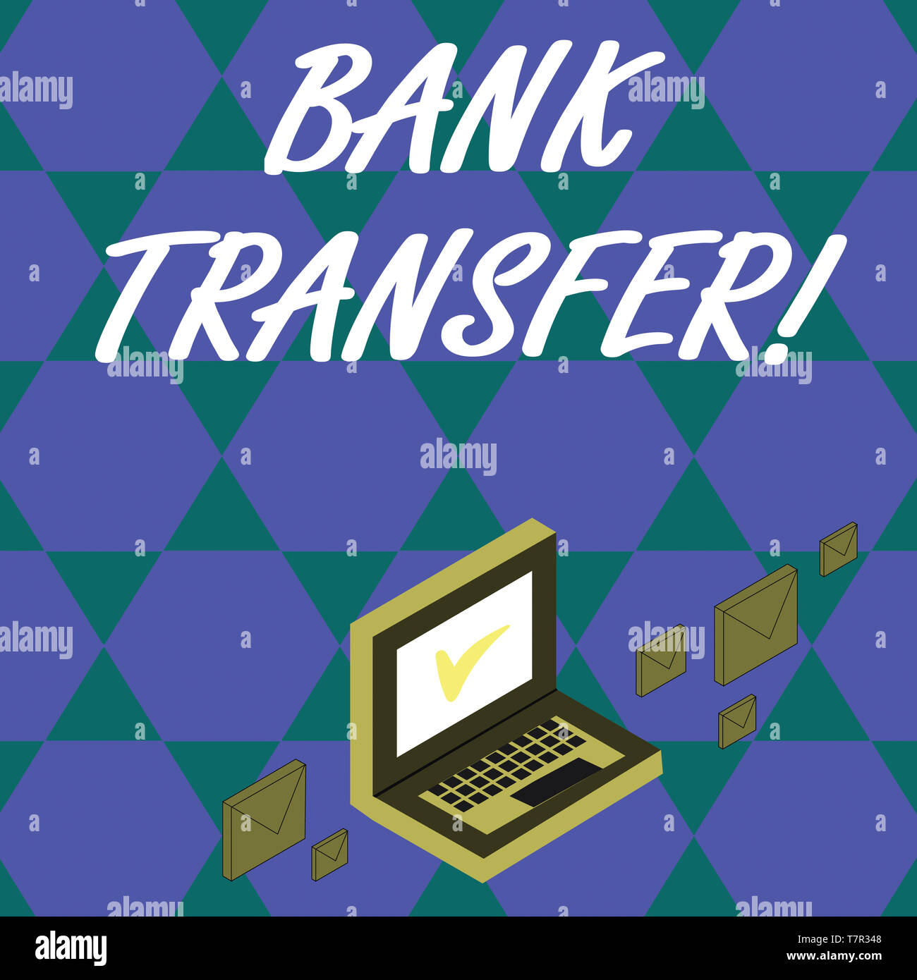 Handwriting Text Bank Transfer Conceptual Photo When The Money Is