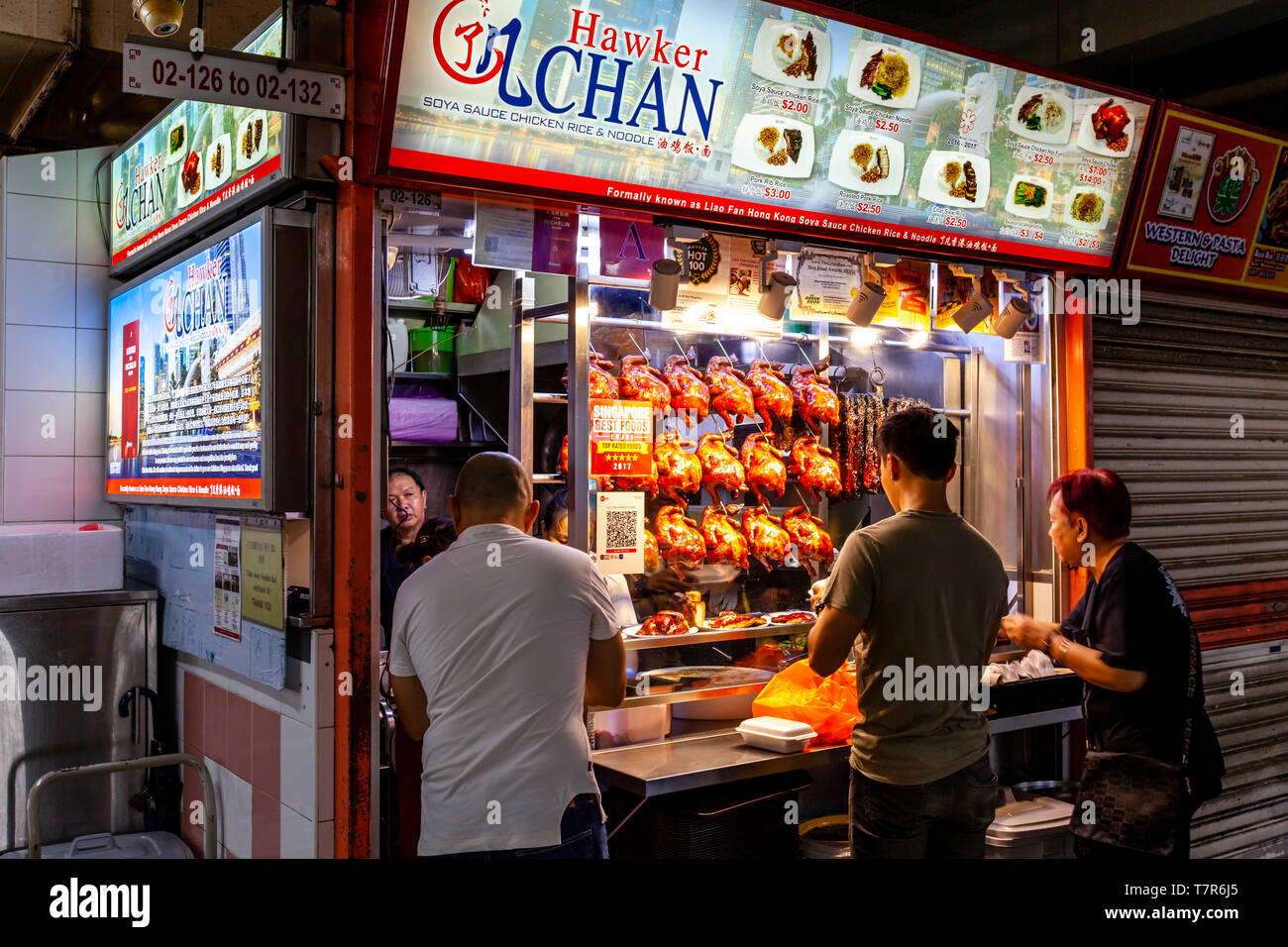 Hawker Chan’s Michelin Star Hawker Stall, Chinatown Complex, Chinatown, Singapore, South East