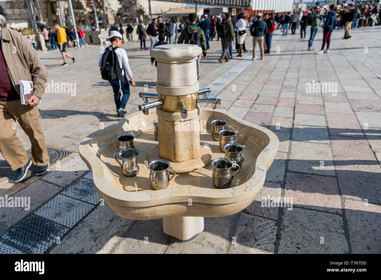 Ritual hand washing jews hi-res stock photography and images - Alamy