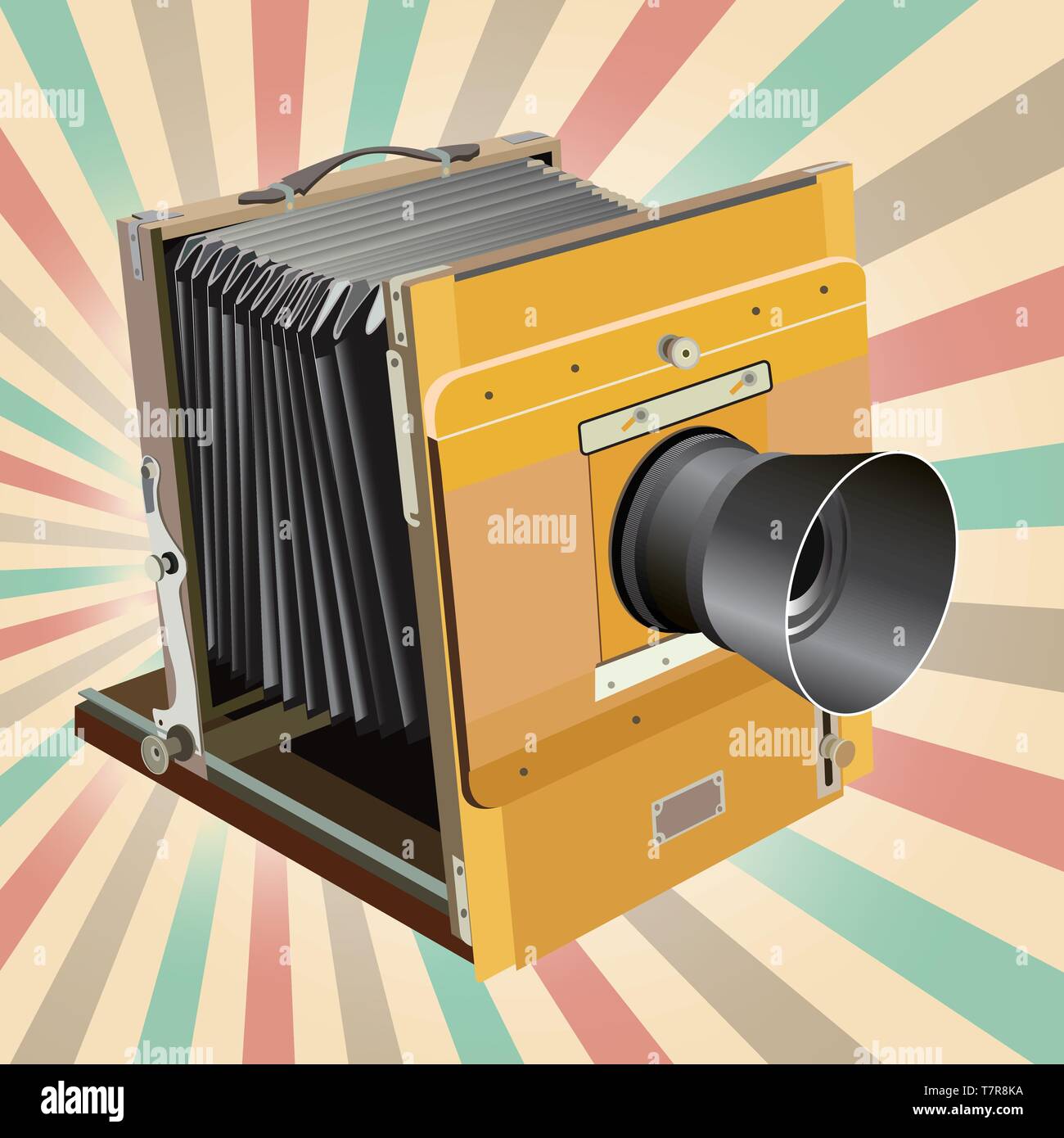 retro old style photo camera Stock Vector Image & Art Alamy