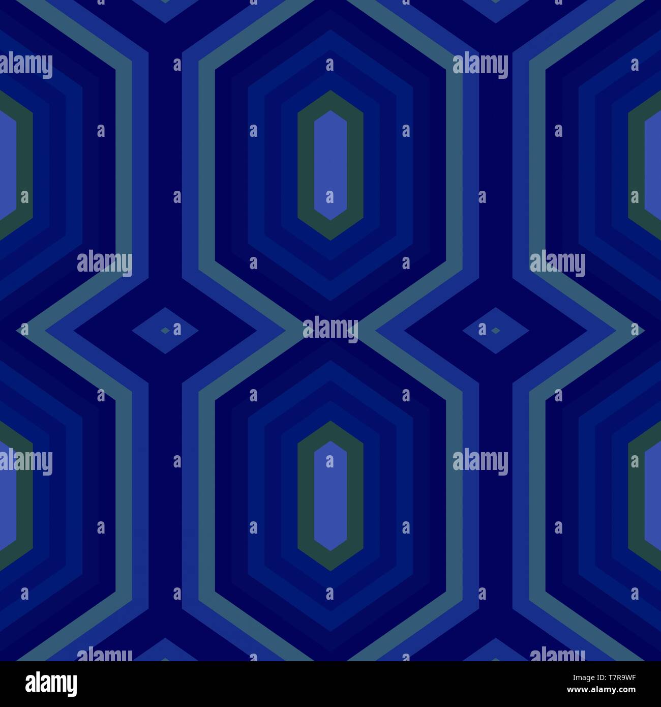 simple seamless geometric background with midnight blue, teal blue and ...