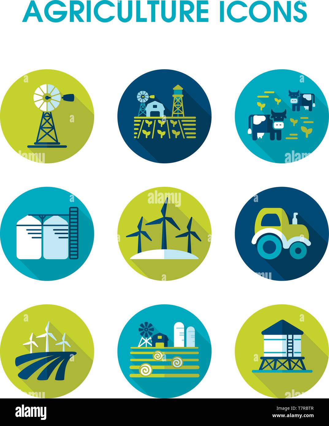 Farm Field Icon Agriculture Sign Graph Symbol For Your Web Site