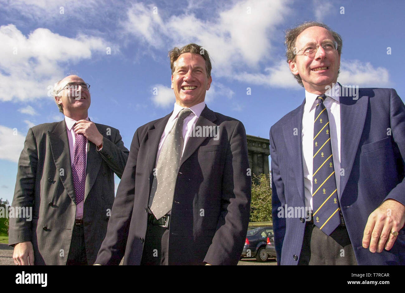 Shadow Chancellor Michael Portillo, Malcolm Rifkind And Scottish ...