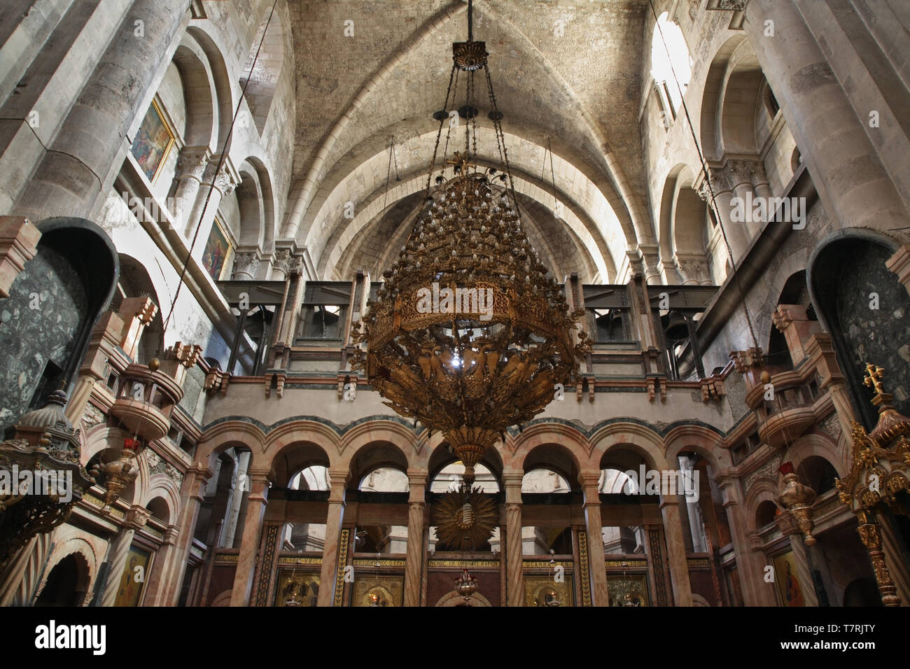 Israeli Church Church of the Holy Sepulchre (Church of the Resurrection) in Jerusalem ...