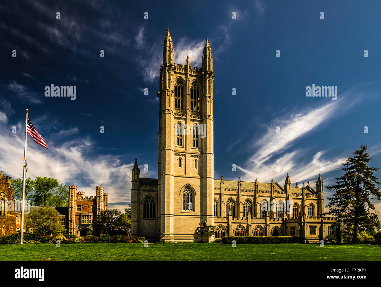 Trinity College Chapel Trinity College Hartford, Connecticut, USA Stock