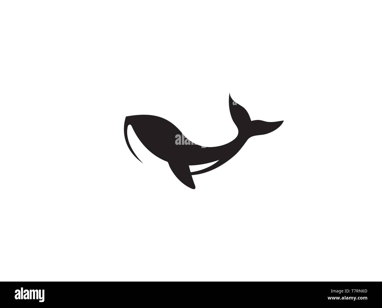 Humpback an ocean's giant whale for logo Stock Vector Image & Art - Alamy