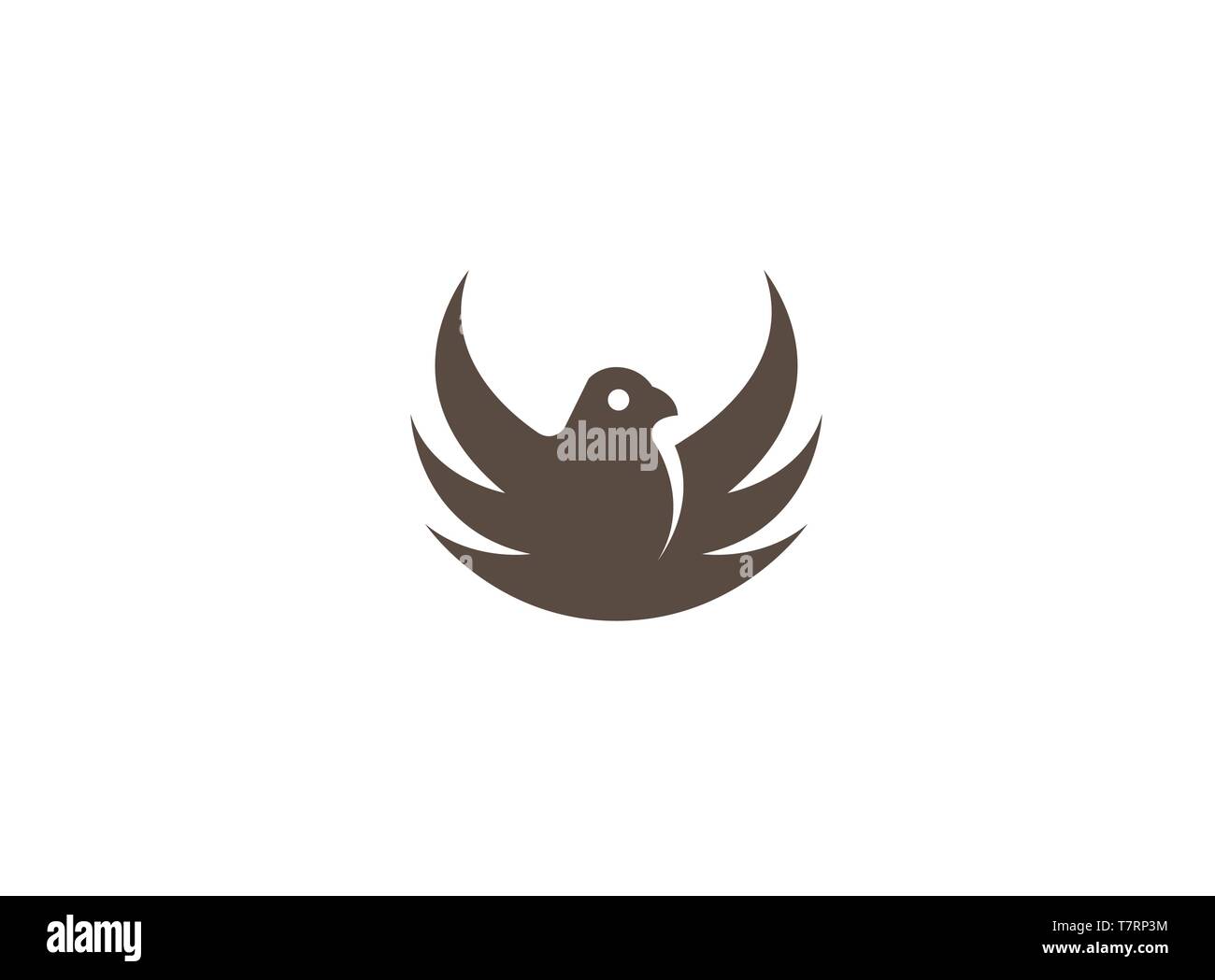 Nestling hawk Stock Vector Images Alamy