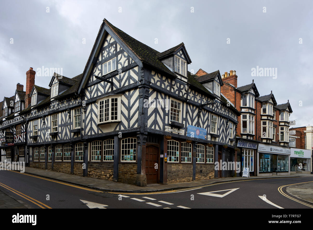Market Drayton market town in north Shropshire, England. Tudor House