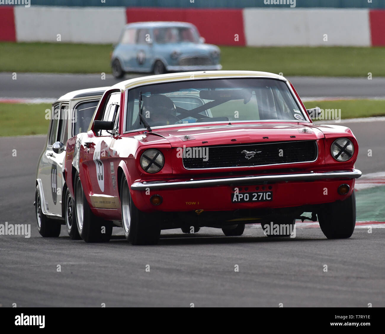 Mark Burton, Ford Mustang, HRDC Coys Trophy, Touring Cars 1958 to 1966,  Donington Historic Festival, May 2019, motor racing, motor sport,  motorsport Stock Photo - Alamy