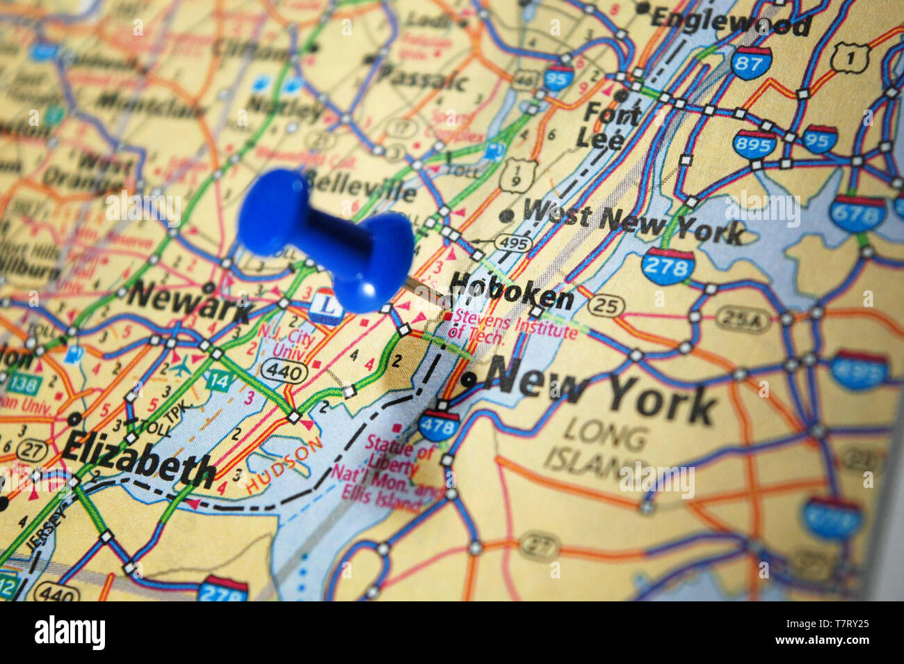 New Jersey State Map Stock Photos & New Jersey State Map Stock Images