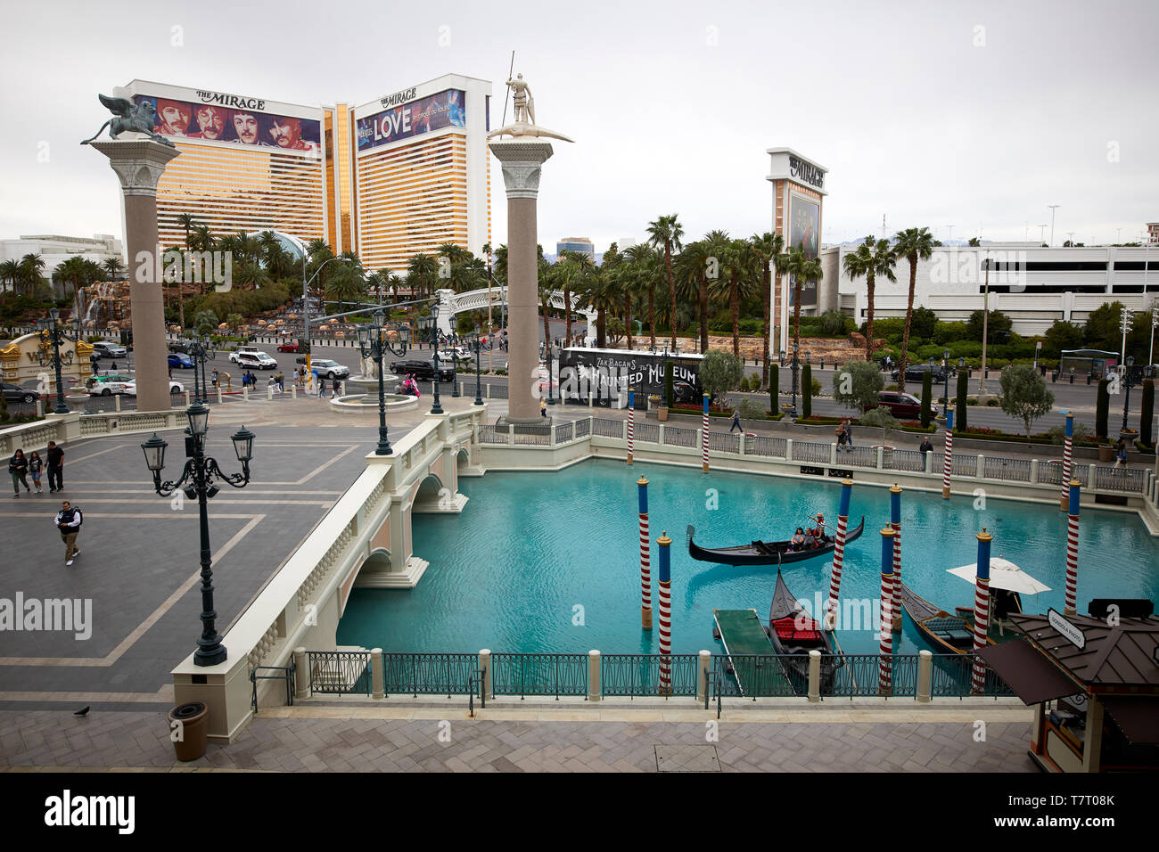 Las Vegas, Paradise, Nevada USA, Gondola Rides at the casino