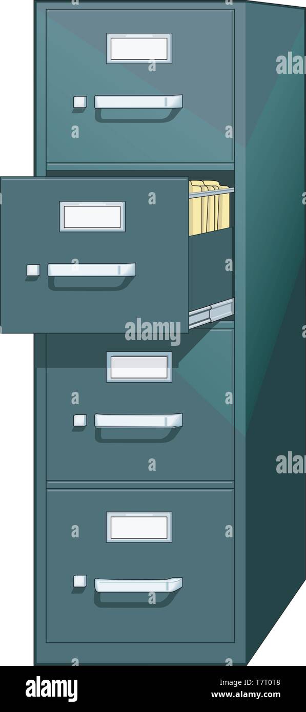 Filing Cabinet Vector Illustration Stock Vector Image And Art Alamy