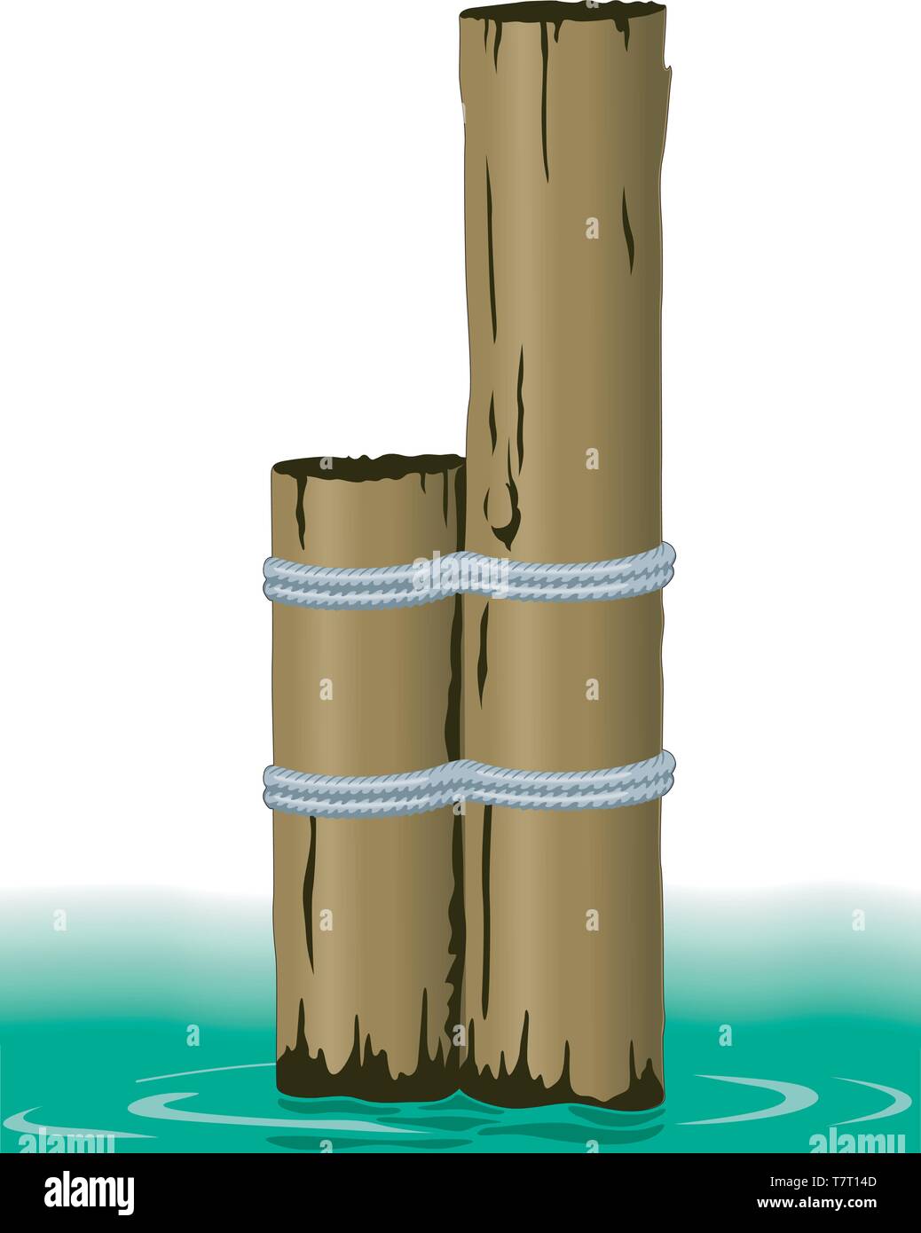 Log pilings hi-res stock photography and images - Alamy