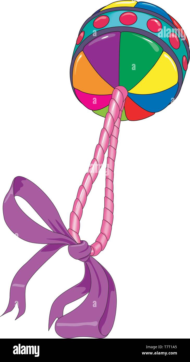 Baby Rattle Vector Illustration Stock Vector Image & Art Alamy