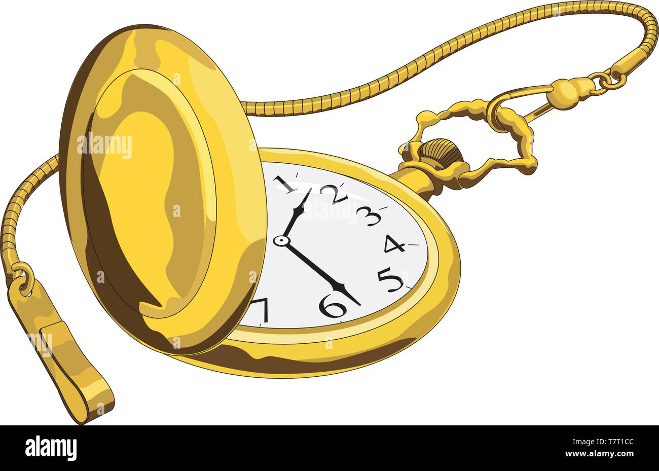 Pocket Watch Vector Illustration Stock Vector Image & Art Alamy