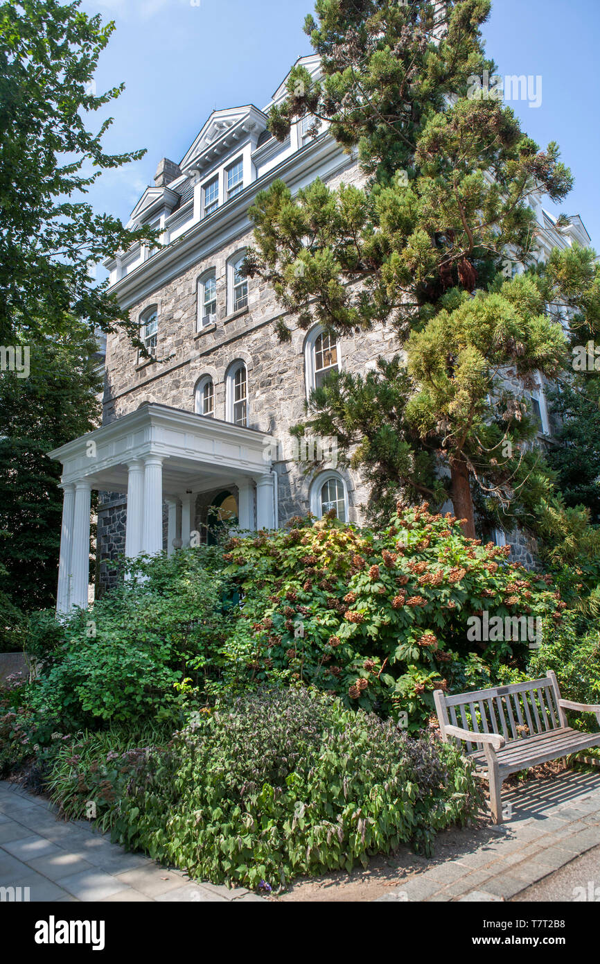 Parish Hall, Swarthmore College, Swarthmore, Pennsylvania, USA Stock