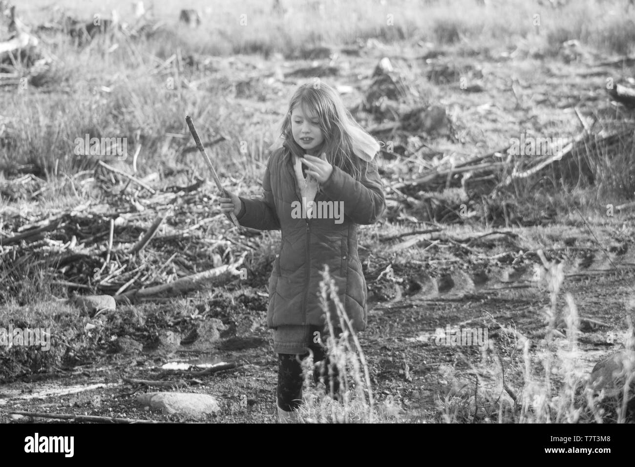 Black and white landscapes hi-res stock photography and images - Alamy