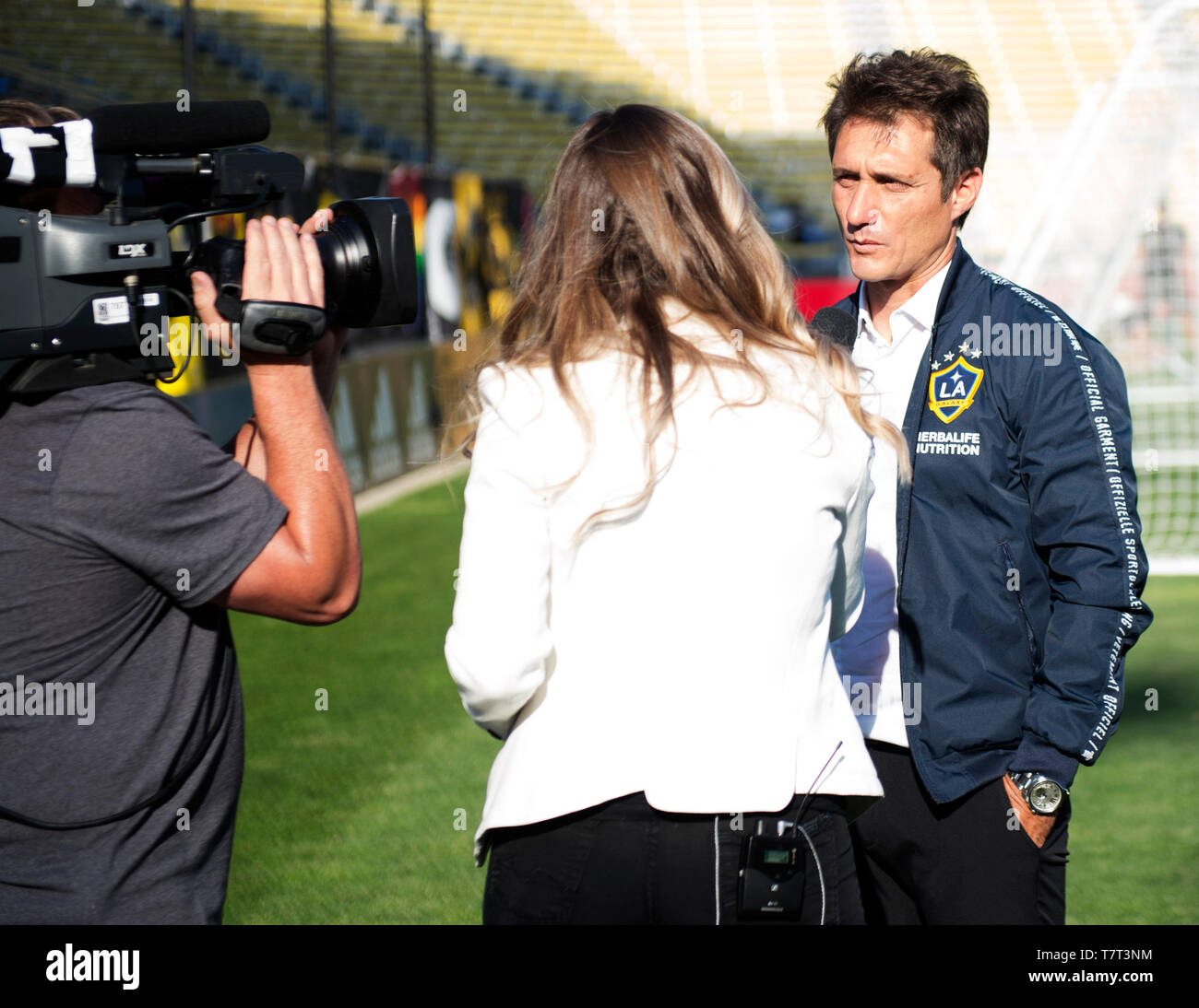 Press conference coach hi res stock photography and images alamy