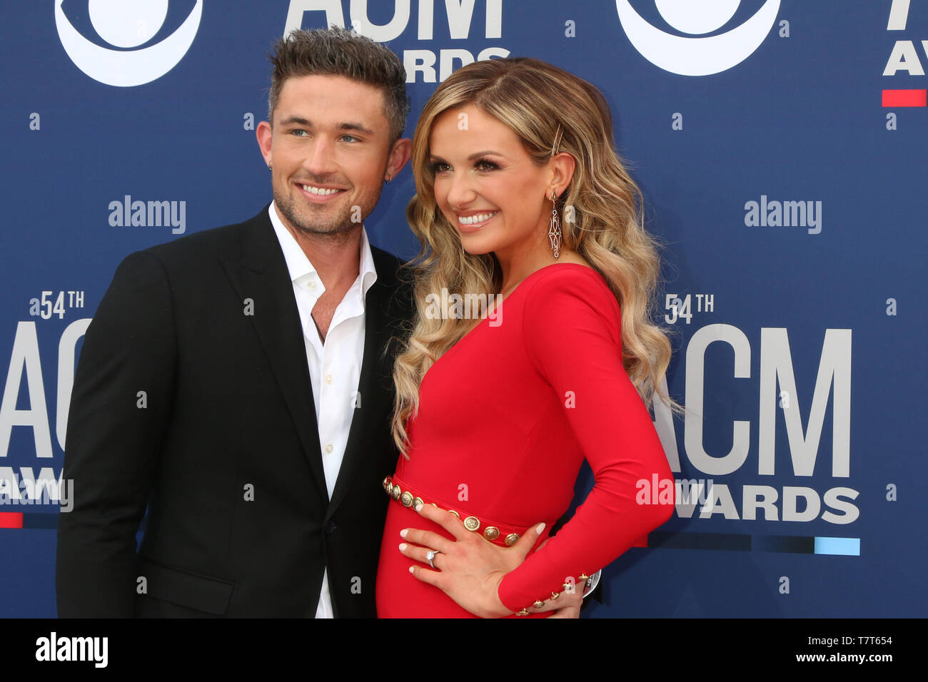 54th Academy of Country Music Awards at the MGM Grand Garden Arena on April 7, 2019 in Las Vegas, NV  Featuring: Michael Ray, Carly Pearce Where: Las Vegas, Nevada, United States When: 07 Apr 2019 Credit: Nicky Nelson/WENN.com Stock Photo
