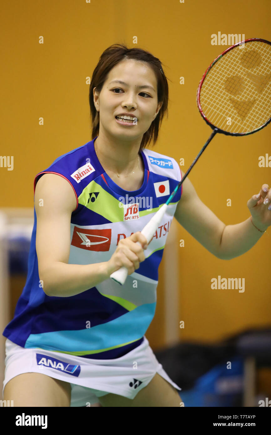 Tokyo, Japan. 8th May, 2019. Yuki Fukushima (JPN) Badminton : Japan  national team training session in Tokyo, Japan . Credit: YUTAKA/AFLO  SPORT/Alamy Live News Stock Photo - Alamy