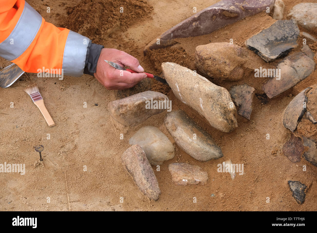 Bronze age burial urn hires stock photography and images Alamy