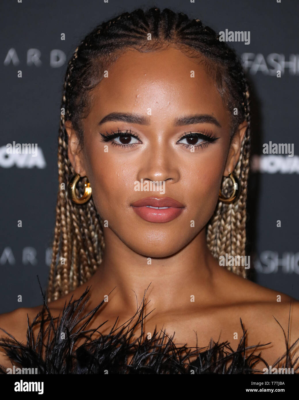 Los Angeles, USA. 08th May, 2019.  Serayah McNeill arrives at the Fashion Nova x Cardi B Collection Launch Party held at the Hollywood Palladium on May 8, 2019 in Hollywood, Los Angeles, California, United States. (Photo by Xavier Collin/Image Press Agency) Credit: Image Press Agency/Alamy Live News Stock Photo