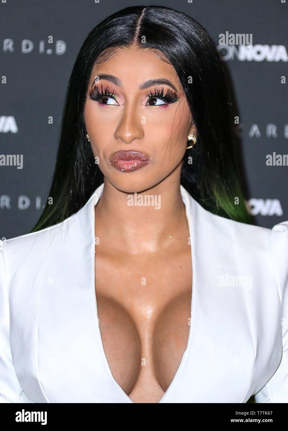 Los Angeles Usa 08th May 19 Rapper Cardi B Arrives At The Fashion Nova X Cardi B Collection Launch Party Held At The Hollywood Palladium On May 8 19 In Hollywood Los