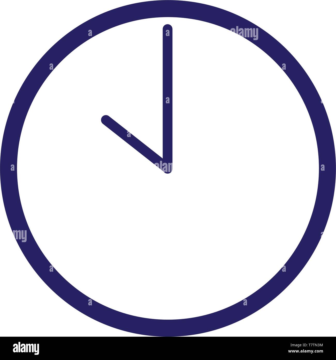 time clock watch icon vector illustration design Stock Vector Image ...
