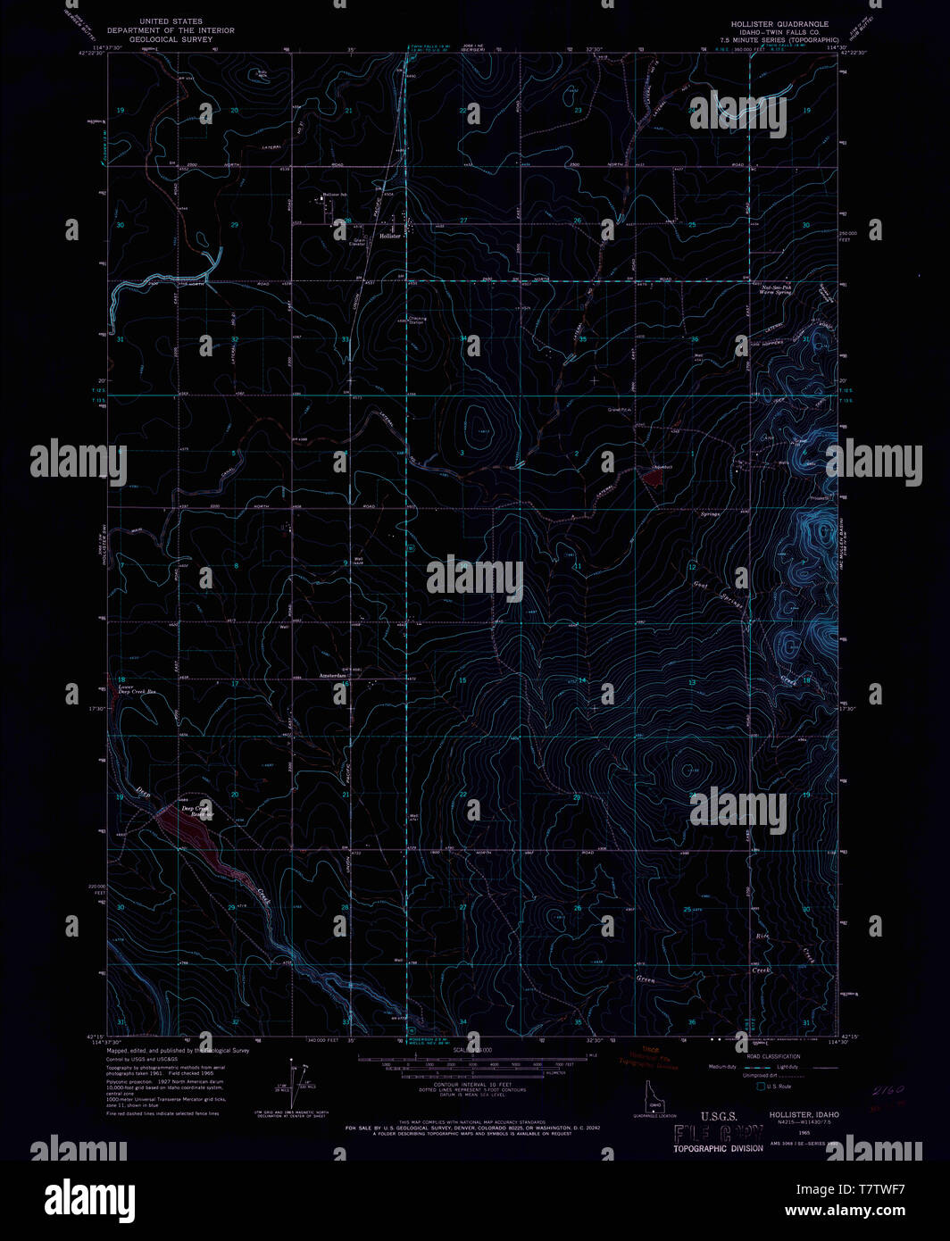 Map of hollister hires stock photography and images Alamy