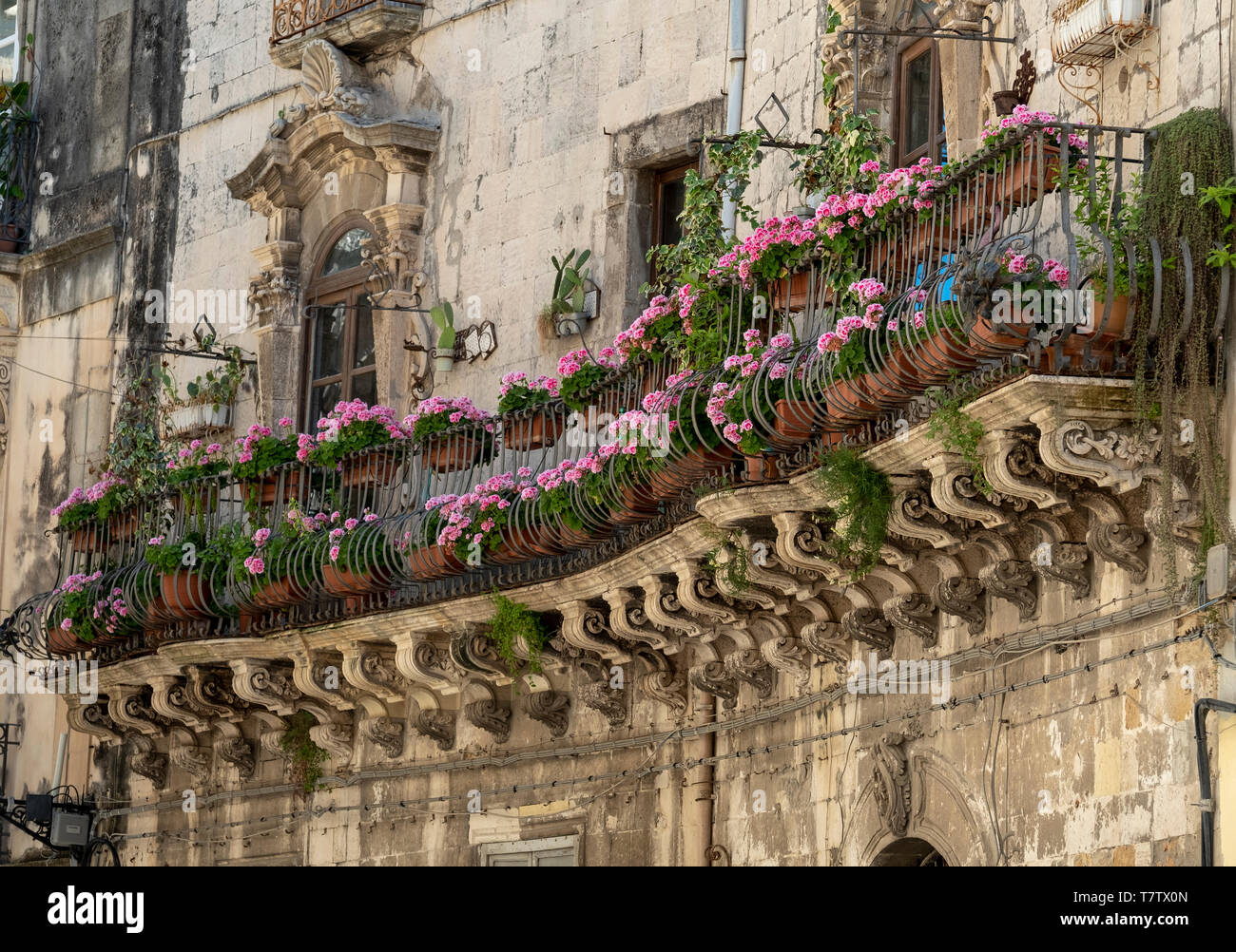 Italian balcony with street hi-res stock photography and images - Alamy