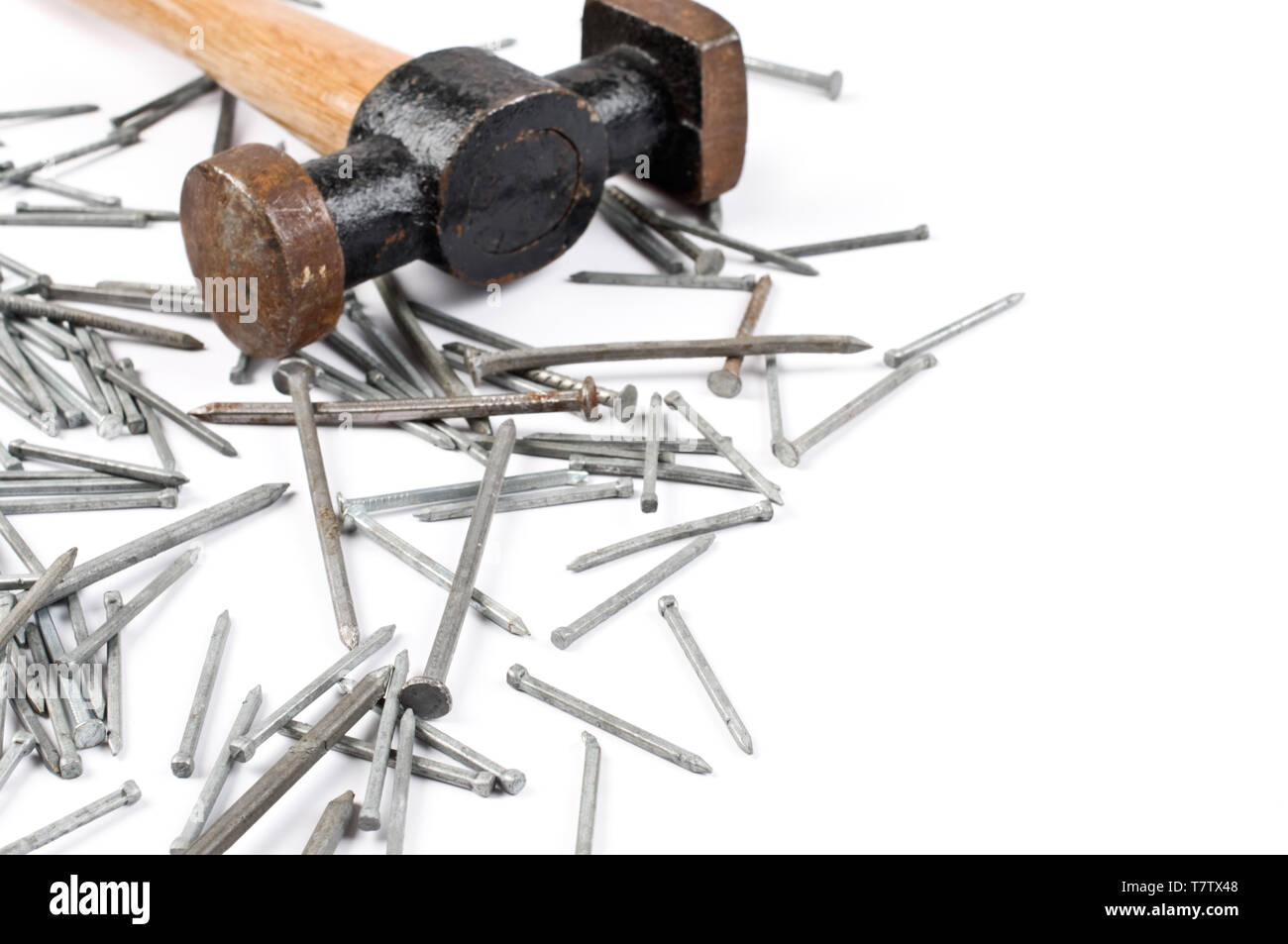 Claw hammer rusty nails on hi-res stock photography and images - Alamy