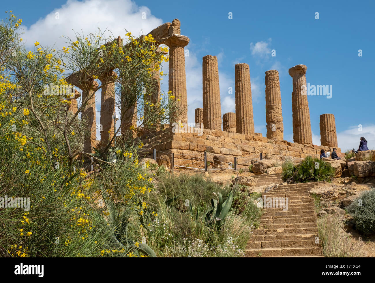 Temple of Juno, Valley of the Temples, Agrigento, Sicily, Italy Stock Photo