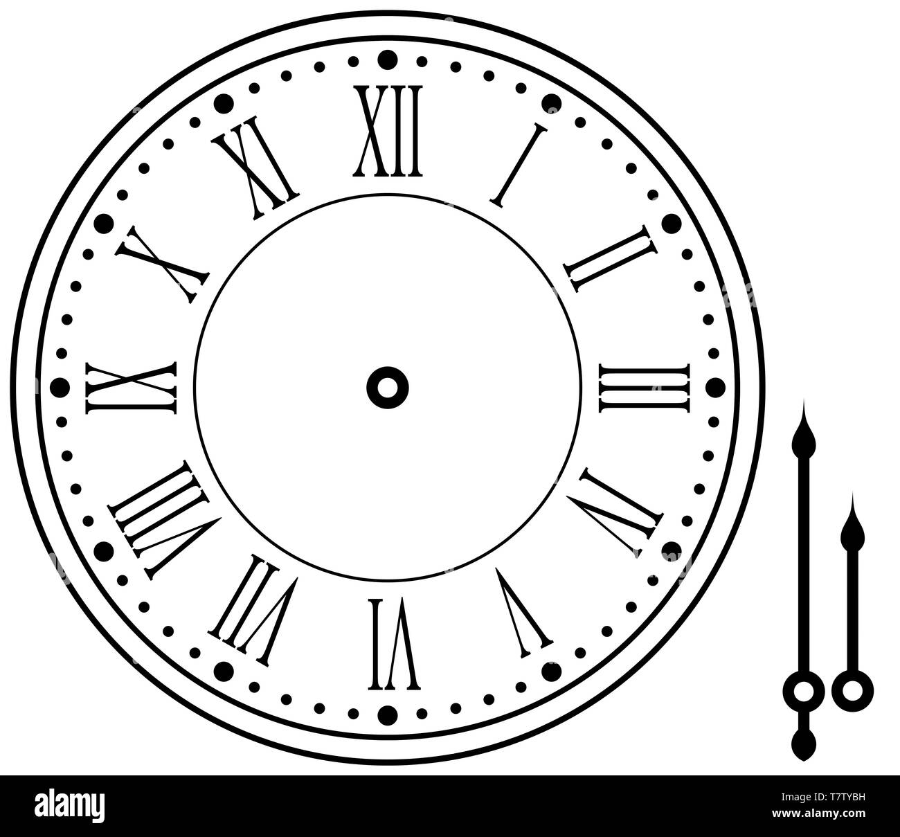 clipart clock without hands