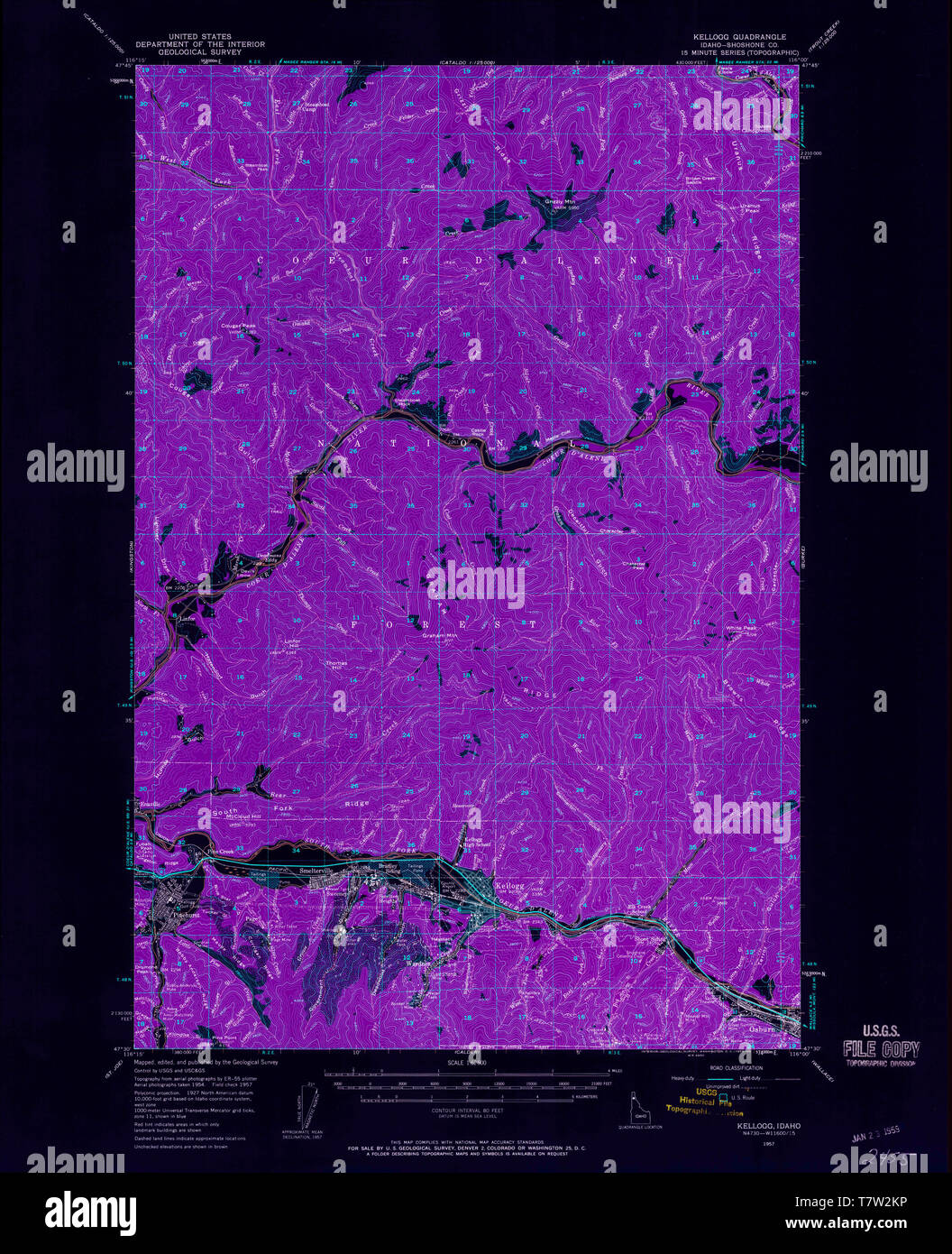 Map of kellogg hires stock photography and images Alamy