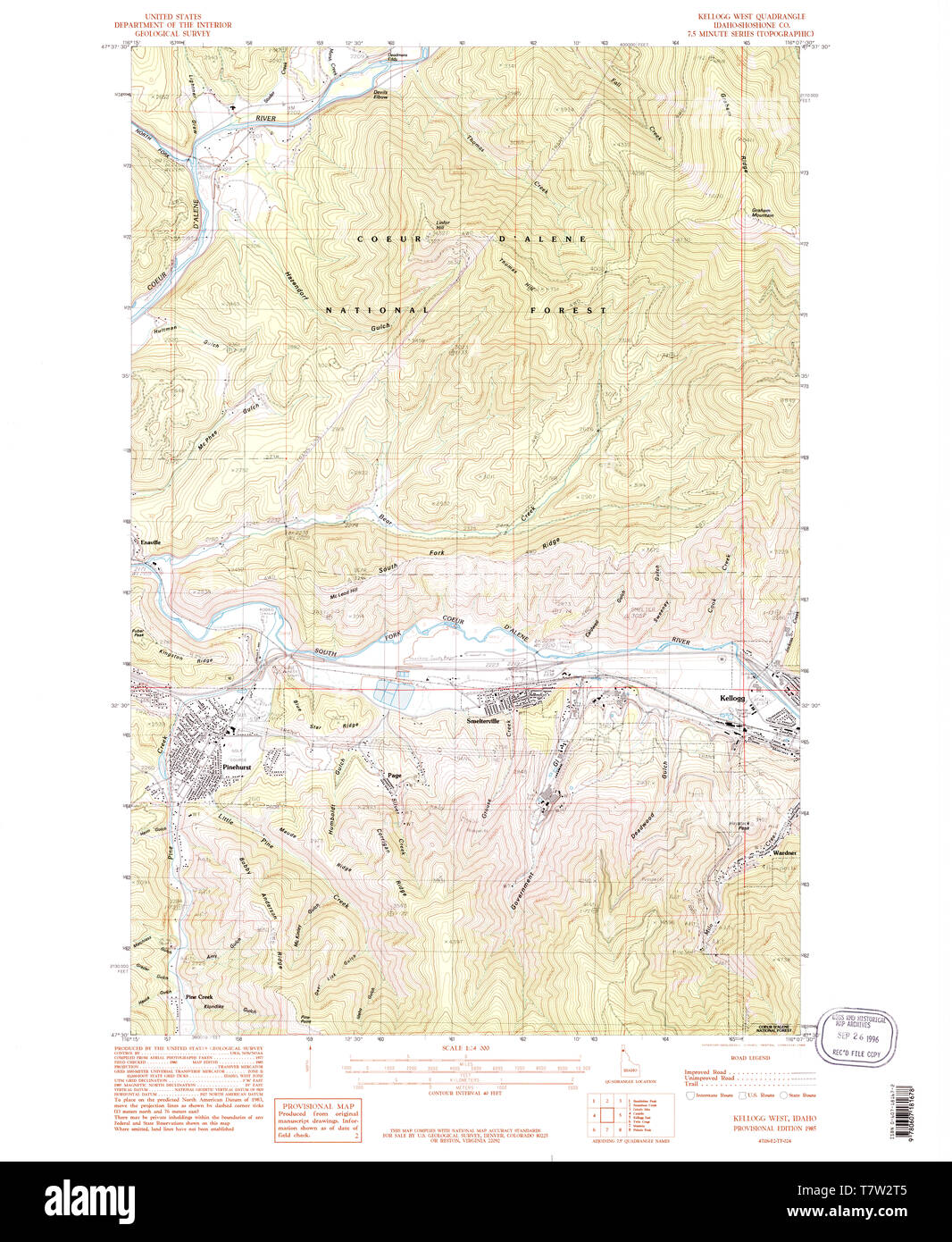 Map of kellogg hires stock photography and images Alamy